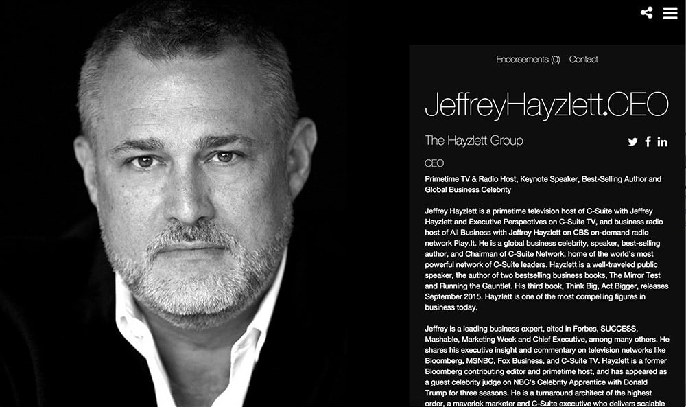 JeffreyHayzlett.CEO